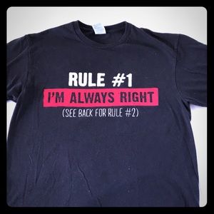 Delta "Rule #1" Graphic Tee Men's M